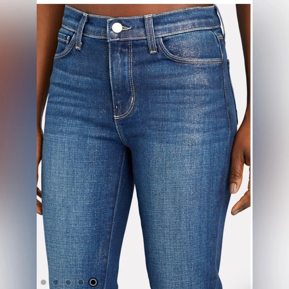 L'AGENCE El Matador glitter Coated Skinny Jeans - Picture 5 of 10